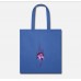 Ornament With Colorful Hibiscus Flower Royal Blue Tote Bag